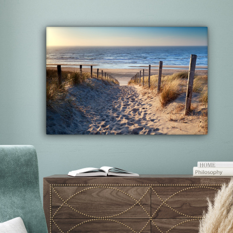 Leinwandbild - Strand - Meer - Niederlande-4