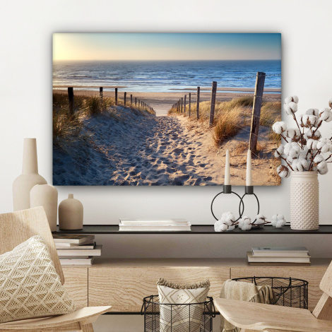 Leinwandbild - Strand - Meer - Niederlande-3
