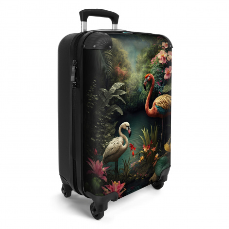 Koffer - Flamingo's in jungle-2