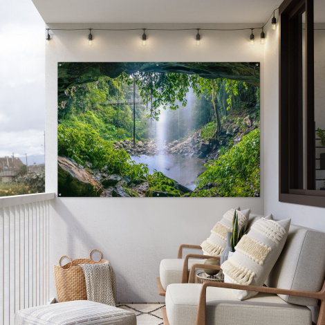 Tuinposter - Verborgen Waterval-4