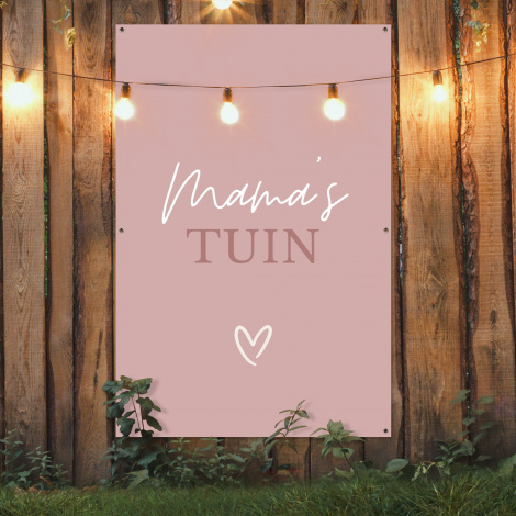 Tuinposter - Mama's Tuin met Hart-2