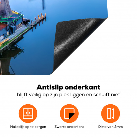 Inductiebeschermer - Molen - Avond - Landschap - Hollands-4
