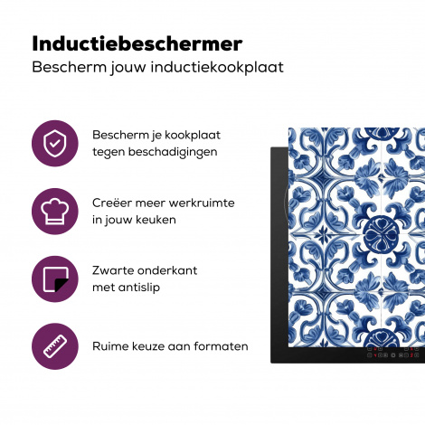 Inductiebeschermer - Delfts blauw - Kunst - Hollands - Tegeltje-3