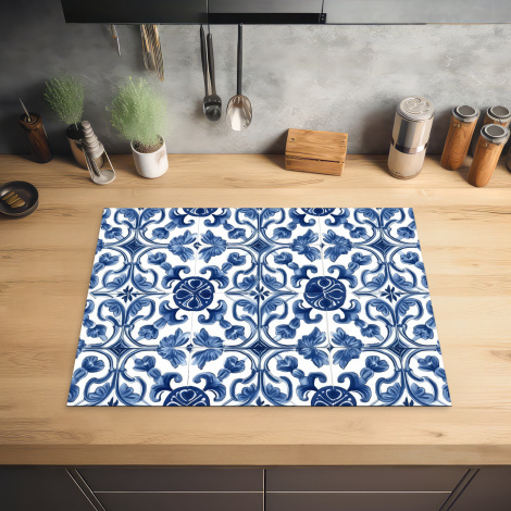 Inductiebeschermer - Delfts blauw - Kunst - Hollands - Tegeltje-2