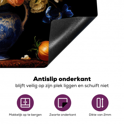 Inductiebeschermer - Bloemen - Vaas - Stilleven - Hollands - Oranje-4