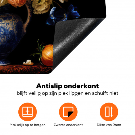 Inductiebeschermer - Bloemen - Vaas - Stilleven - Hollands - Oranje-4