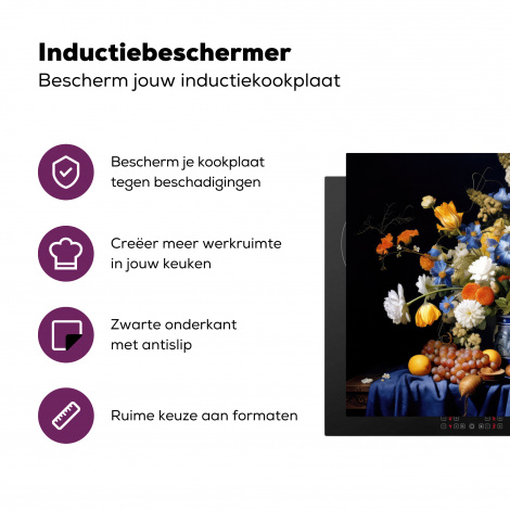 Inductiebeschermer - Bloemen - Fruit - Stilleven - Hollands-3