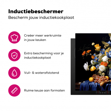 Inductiebeschermer - Bloemen - Fruit - Stilleven - Hollands-3