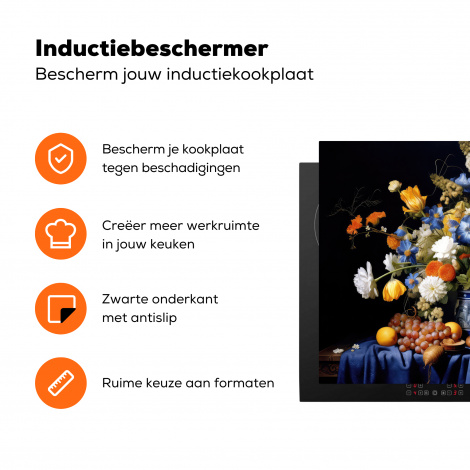 Inductiebeschermer - Bloemen - Fruit - Stilleven - Hollands-3