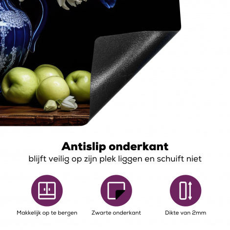 Inductiebeschermer - Bloemen - Fruit - Delfts blauw - Stilleven - Hollands-4