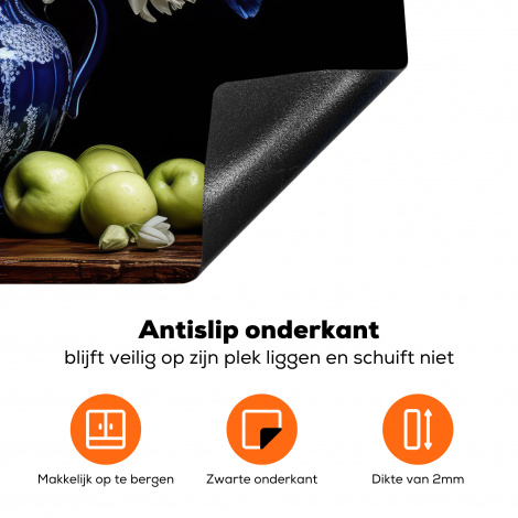 Inductiebeschermer - Bloemen - Fruit - Delfts blauw - Stilleven - Hollands-4