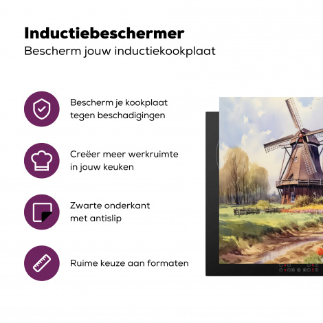 Inductiebeschermer - Molen - Nederland - Kunst - Landschap - Nederland-3