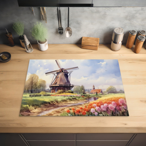 Inductiebeschermer - Molen - Nederland - Kunst - Landschap - Nederland-2