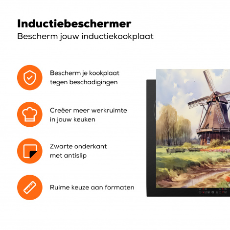 Inductiebeschermer - Molen - Nederland - Kunst - Landschap - Nederland-3