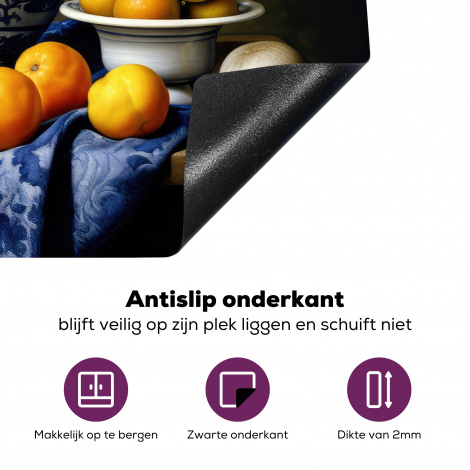 Inductiebeschermer - Stilleven - Fruit - Kan - Delfts blauw - Hollands-4