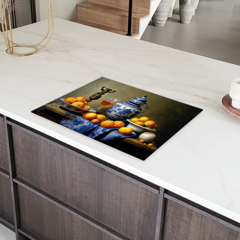 Inductiebeschermer - Stilleven - Fruit - Kan - Delfts blauw - Hollands-6