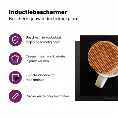 Inductiebeschermer - Mok - Stroopwafel - Stilleven - Hollands-3
