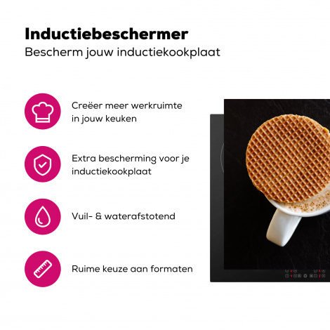 Inductiebeschermer - Mok - Stroopwafel - Stilleven - Hollands-3
