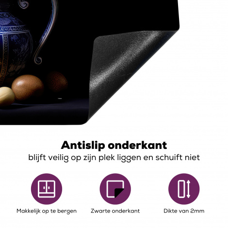 Inductiebeschermer - Bloemen - Delfts blauw - Schenkkan - Stilleven - Hollands-4