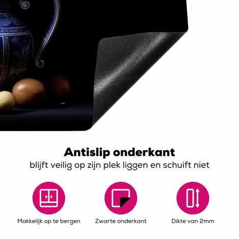 Inductiebeschermer - Bloemen - Delfts blauw - Schenkkan - Stilleven - Hollands-4