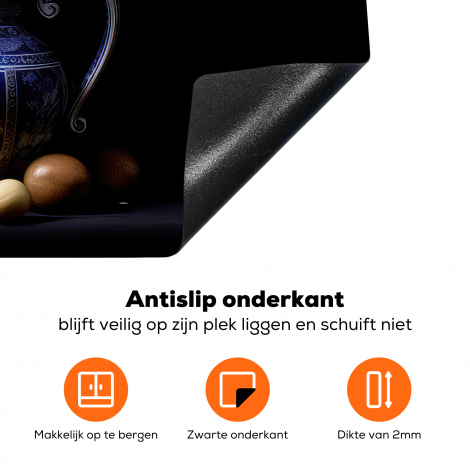 Inductiebeschermer - Bloemen - Delfts blauw - Schenkkan - Stilleven - Hollands-4