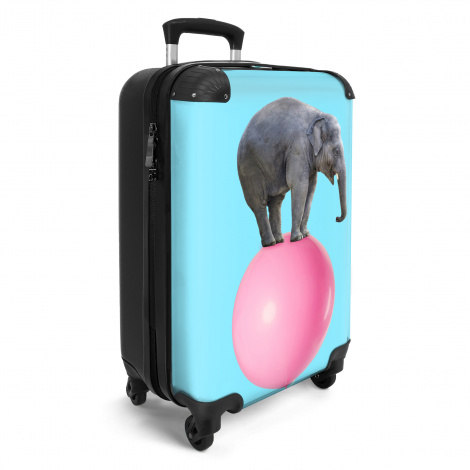 Koffer - Olifant - Ballon - Blauw - Circus-2