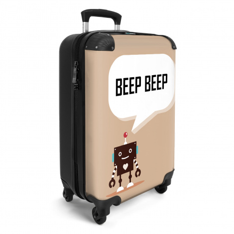 Koffer - Talking robot beige-2