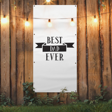 Tuinposter - Papa - Quote - Beste papa - Staand-4