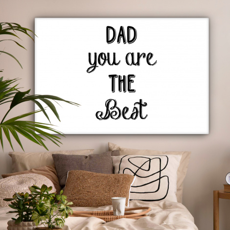 Canvas - Quotes - Dad you are the best - Spreuken - Papa-2