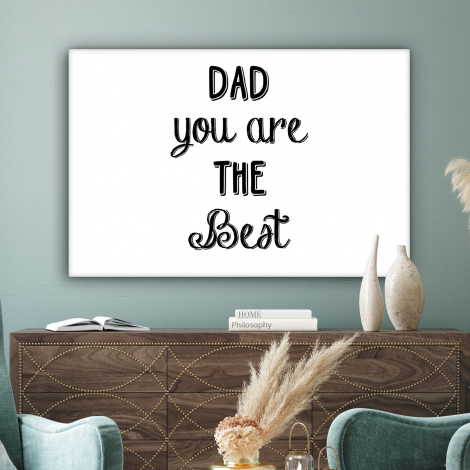 Canvas - Quotes - Dad you are the best - Spreuken - Papa-3