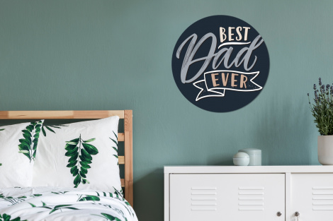Muurcirkel - Quotes - Papa - Best dad ever - Spreuken-4