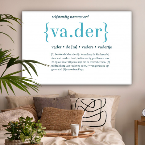 Canvas - Quotes - Vader definitie - Spreuken - Woordenboek-2