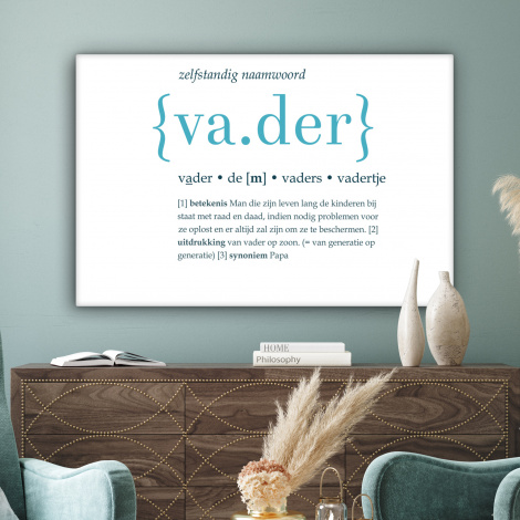 Canvas - Quotes - Vader definitie - Spreuken - Woordenboek-3