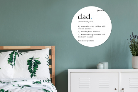 Muurcirkel - Spreuken - Papa definitie - Quotes - Dad-4