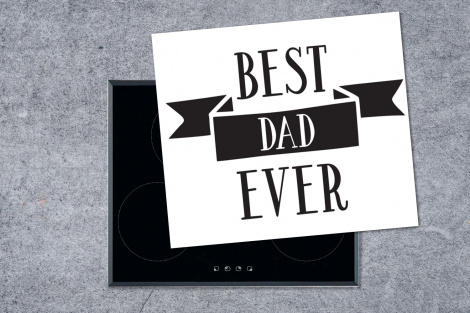 Inductiebeschermer - Papa - Quote - Beste papa