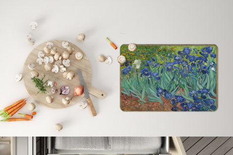Premium placemats (6 stuks) - Irissen - Vincent van Gogh - 45x30 cm-4