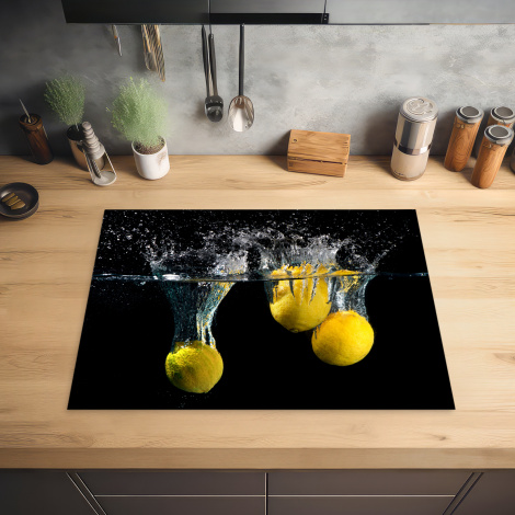 Herdabdeckplatte - Zitrone - Frucht - Stilleben - Wasser - Gelb-2