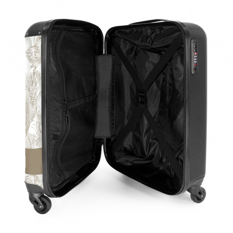 Beige tropisch patroon-3