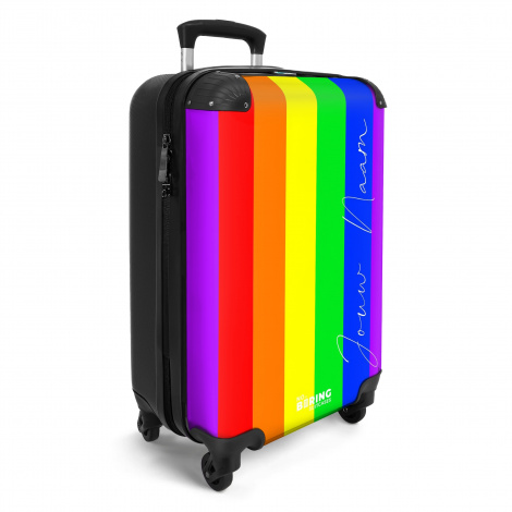 Regenboog achtergrond met zwarte letters-2