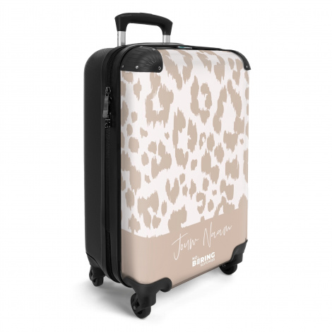 Panterprint Taupe met wit-2