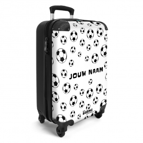 Zwart-wit voetbal patroon-2