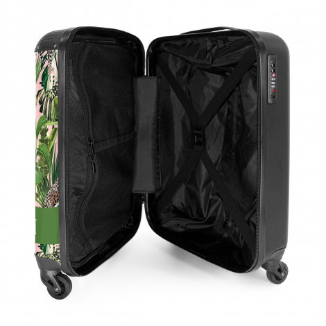 Jungle luipaard patroon met roze achtergrond-3