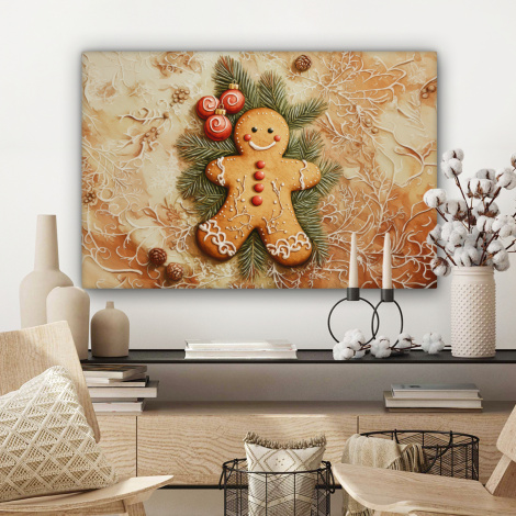 Leinwandbild - Weihnachten - Plätzchen - Puppe - Spekulatius-3