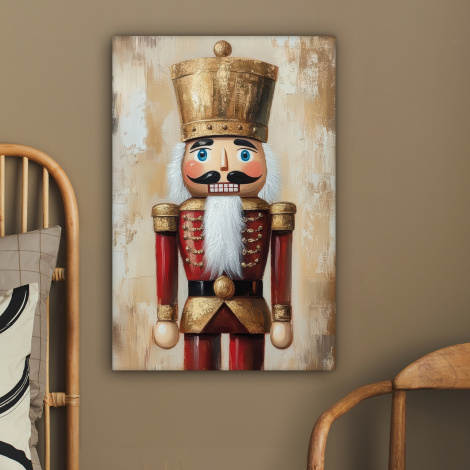 Leinwandbild - Weihnachten - Puppe - Abstrakt-2