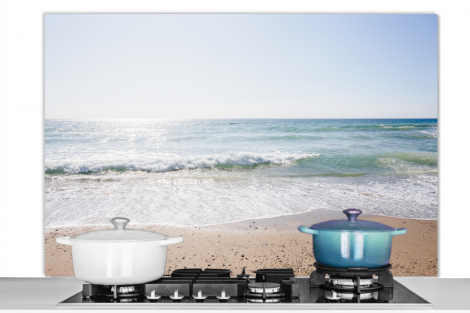 Spritzschutz Küche - Strand - Wasser - Türkis-1