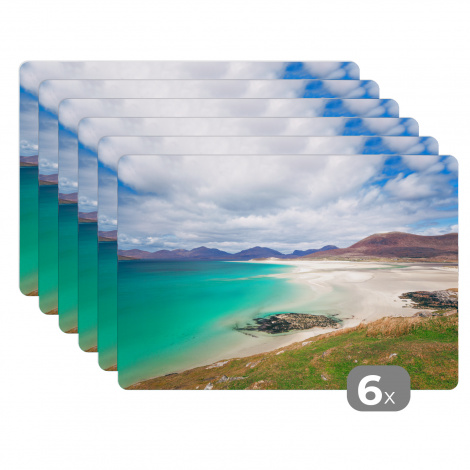 Premium placemats (6 stuks) - Strand - Water - Engeland - 45x30 cm-thumbnail-1