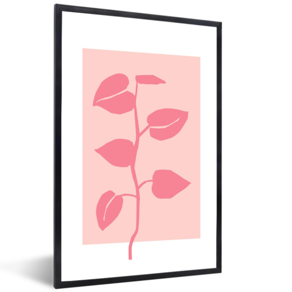 Fotolijst - 40x60 cm - Artistiek roze - Lijst 6
