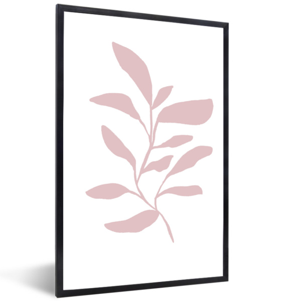 Fotolijst - 20x30 cm - Roze bloemenkunst - Lijst 3