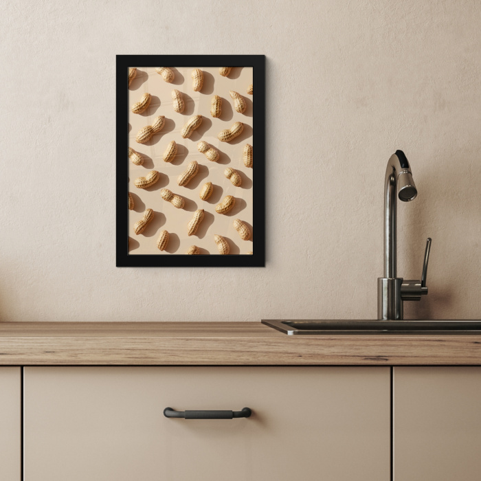Pinda's - Patroon - Beige KitchenYeah - Keuken - Fotolijst klein -sfeer2