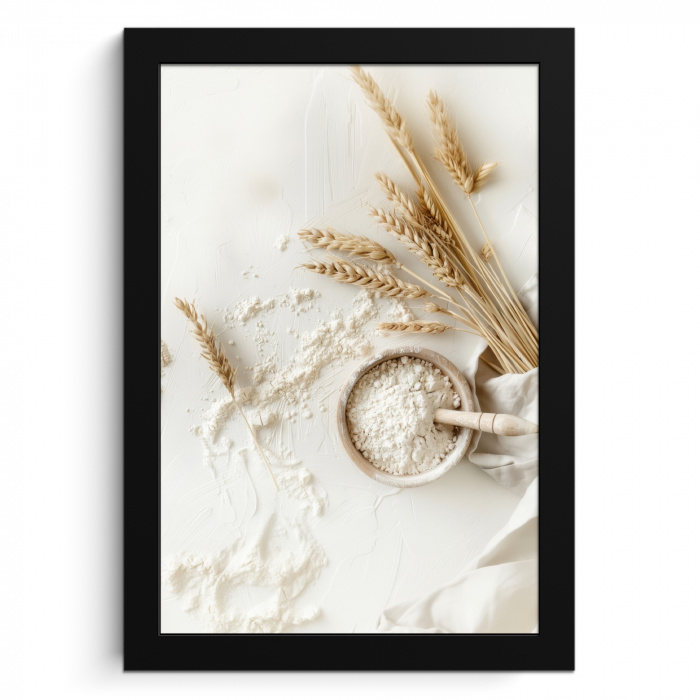 Bloem - Hout - Tarwe KitchenYeah - Keuken - Fotolijst klein -3d
